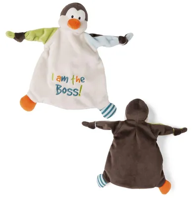 Produktbild von NICI Schmusetuch Pinguin ''I am the Boss''