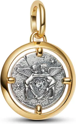 Immagine prodotto di Pandora Me Medaglione Charm Cupido Argento placcato oro 14k 764088C01