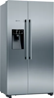 Produktbild von Neff KA3923IE0, Freistehend, Amerikanische Tür, Schwarz, Grau, Berührung, Edelstahl, Glas