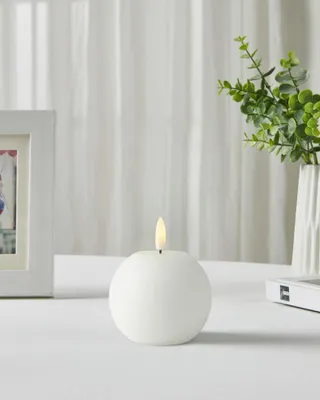 Produktbild von Eglo LED Kerze Leskino warmweiß 8 x Ø 8 cm weiß