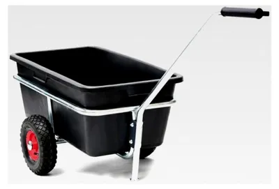 Produktbild von Handwagen 150 kg Tragfähigkeit 120 l (gehäuft) 2-Rad Luftrad Camping Bollerwagen Transportwagen Strandwagen Gerätewagen