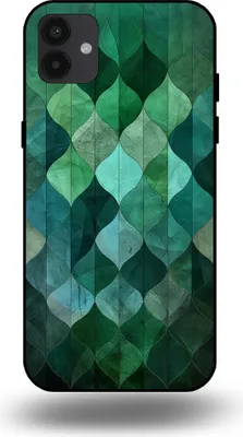 Produktbild von Smartphonica Handyhülle passend für Samsung Galaxy A04 mit grünem Blätterdruck - TPU Backcover Hülle grünes Blattdesign - Grün
