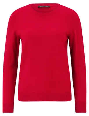 Produktbild von Strickpullover Kurz 1/1 Arm 4635 Red Scarlet Größe 38