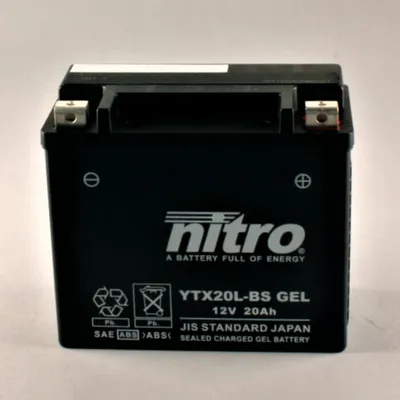 Immagine prodotto di Batterie | Nitro | NTX20L / YTX20L | 20AH | GEL