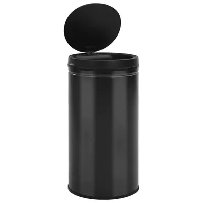 Obrázek produktu pro vidaXL Automatický senzorový koš 60 l Uhlíková ocel černá