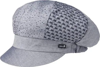 Produktbild von Famanu Newsboy Cap Damen - Frühling/Sommer Visormütze - Schwarz