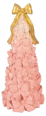 Image de Clayre & Eef Figurine de décoration Gâteau Ø 12x29 cm Rose Plastique