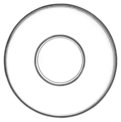 Image de LAV sous-tasses à thé Demet transparent, lot de 6, hauteur 1,8 cm