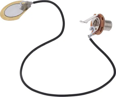 Zdjęcie produktu dla Przetwornik do gitary akustycznej Wstępnie okablowany wzmacniacz Piezo Jack Pickup Akcesorium