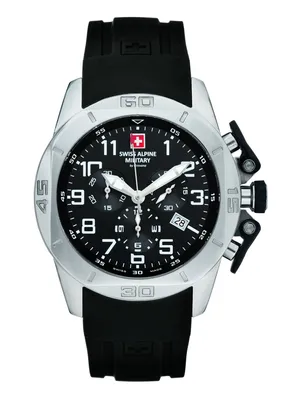 Zdjęcie produktu dla Męski zegarek Swiss Alpine Military Chrono 7063.9837SAM silikon