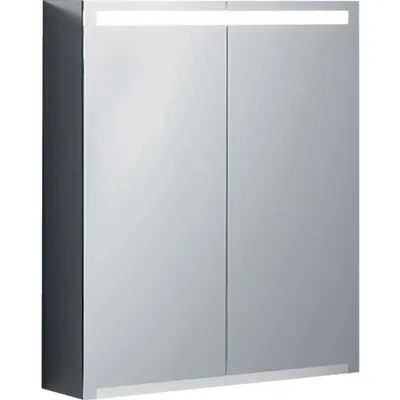 Produktbild von Geberit Option Spiegelschrank mit Beleuc zwei Türen, 60x70x15cm