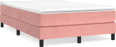 Obrázek produktu pro Rám postele s boxspringem růžový 120 x 200 cm samet