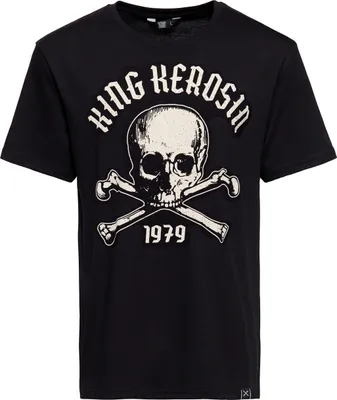Produktbild von King Kerosin T-Shirt - Skull Palma Schwarz S