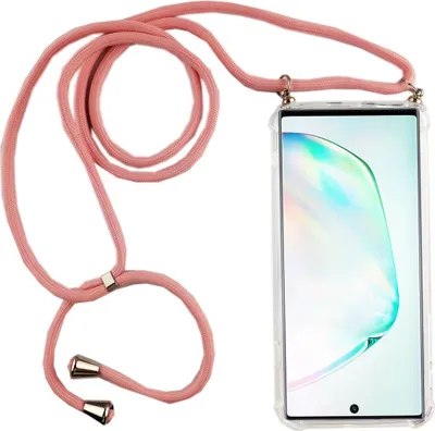 Produktbild von Handykette für Samsung Galaxy Note 10 Plus - Smartphone Necklace Hülle mit Band - Schnur mit Case zum umhängen in Rosa
