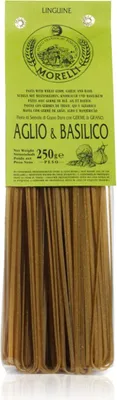 Produktbild von Morelli Linguine all` Aglio e Basilico/Knoblauch u. Basilkum 250 gr.