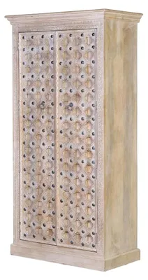 Immagine prodotto di Armadio in legno di mango naturale di Bakhra, 190 cm x 97 cm x 50 cm Giner y Colomer