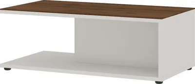 Produktbild von Couchtisch >California< in Kaschmir / Nussbaum-Nachbildung - 109x39x59cm (BxHxT)