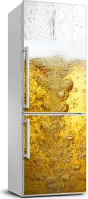 Produktbild von Tulup Kühlschrankdekoration - 70x190 cm - Aufkleber auf dem Kühlschrank - Bier