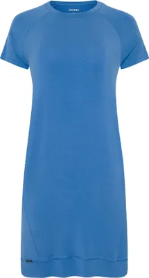 Produktbild von Jockey Damen Nachthemd - Supersoft Short Sleeve Lounge Dress, Relaxed Fit, Modal Blau 2XL