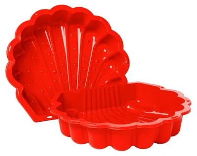 Produktbild von Sandkasten, rot, 2-teilig mit Deckel - SwingKing