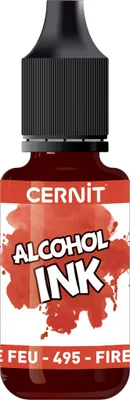 Produktbild von Cernit 6x Alkoholtinte 20ml, Feuerrot - Feuerrot CE2000020495C