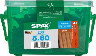 Produktbild von Spax Terrassenschrauben 5.0 x 60 mm TX 25 - 200 Stk.
