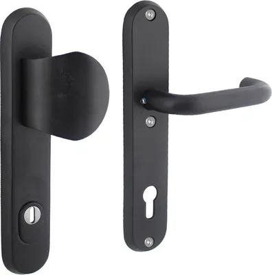 Produktbild von SH-Garnitur KZS oval U-Form 92 Schwarz matt