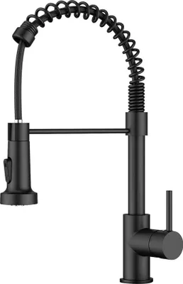 Immagine prodotto di Rubinetto da cucina, in acciaio inossidabile, girevole a 360°, estraibile, con doccetta, miscelatore monocomando