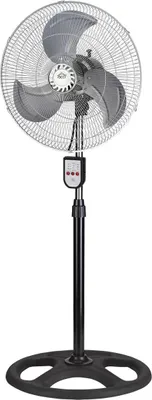 Obrázek produktu pro DCG Eltronic VE1622-T, Domácí vrtulový ventilátor, Černá, Podlaha, Plast, Ocel, 45 cm, Knoflíky