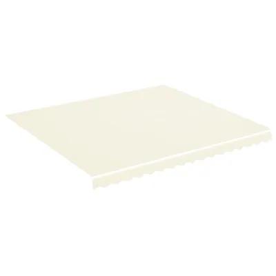 Image de vidaXL Toile de store Crème 4x3,5 m