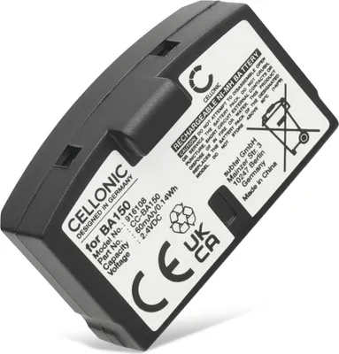 Image de CELLONIC 1x Batterie pour Casque micro Compatible avec Sennheiser RS 400, RS 65, HDR 60 (RS 60), BA 151 - (60mAh, 2.4V)