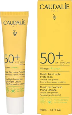 Obrázek produktu pro Caudalie Vinosun Fluid s velmi vysokou ochranou Spf50+ 40ml