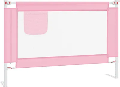 Obrázok produktu pre vidaXL Ochrana postele pre batoľatá Ružová 100x25 cm Látka