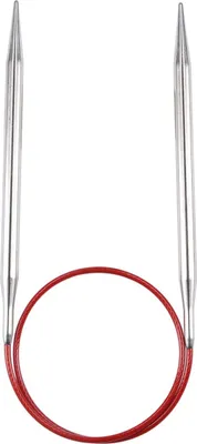 Image de Aiguille à tricoter circulaire RED LACE acier inoxydable 5.50 mm 40 cm