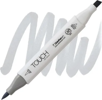 Image de Pinceau et ciseau double face TOUCH, CG1 Cool grey