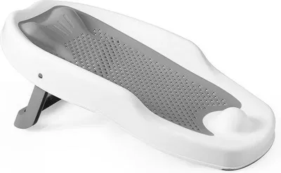 Immagine prodotto di Supporto per il bagnetto da vasca o sensorial, supporto ergonomico per vasca da bagno per neonati da 0 a 6 mesi, grigio