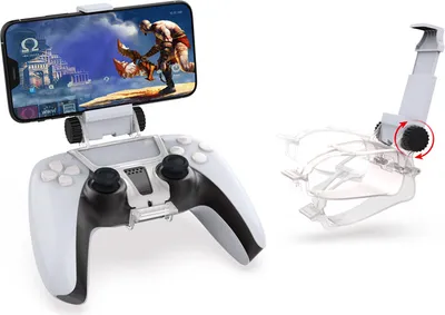 Produktbild von Geeignet für PS5-Controller-Handy-Spielclip, PS5-Controller-Handyhalter, verstellbarer Handyhalter