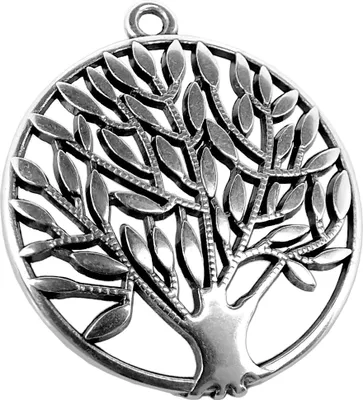 Produktbild von Minott Schmuck Anhänger |  Baum aus Messing, versilbert 33021
