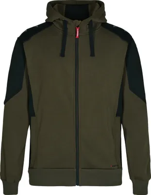 Produktbild von F. Engel Galaxy Sweatcardigan, Forest Green/Schwarz, Gr. M