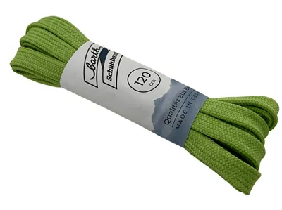 Produktbild von Barth Schuhbandl 8mm breite Sneaker Laces Schnürsenkel Schuhband in Hellgrün - 823