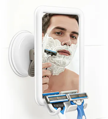 Produktbild von Safe-er-Grip Changing Lifestyles Duschspiegel mit 2 Rasierhaken