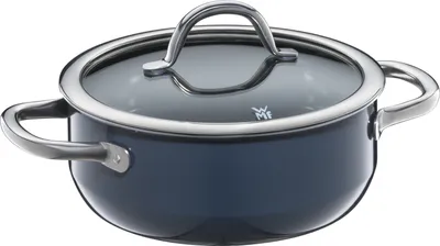 Produktbild von WMF Fusiontec Inspire Bratentopf mit Deckel 20 cm Blueberry 3201112860 4000530744579