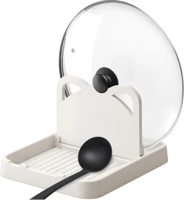 Productafbeelding van Universele spatelhouder/dekselhouder, beige, 18x14x10cm, keukenhulp