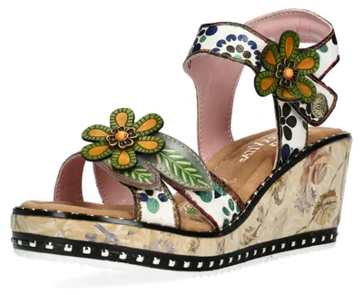 Produktbild von Laura Vita Laura Vita Keilsandalette Beige