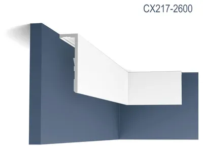 Produktbild von Orac Decor CX217-2600 Eckleiste Deckenleiste Leiste indirekte Beleuchtung 2,6 m