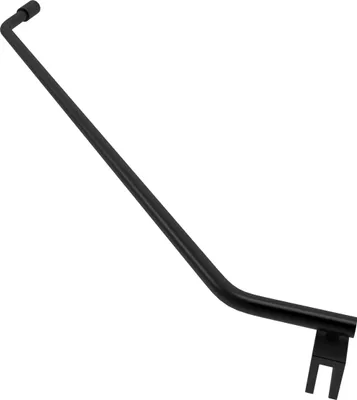 Image de Barre de fixation d'angle noir mat pour douche a l'italienne - BARRE DE FIXATION MURALE D'ANGLE