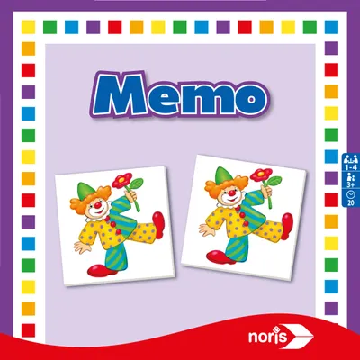 Produktbild von Noris Spiele Memo; 608985665