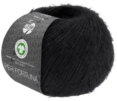 Produktbild von Lana Grossa - Per Fortuna GOTS 0010 schwarz
