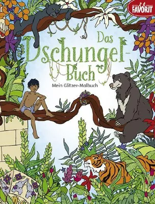 Produktbild von Malbuch Das Dschungelbuch: Szenen mit Mogli, Baghira und Balu zum Ausmalen