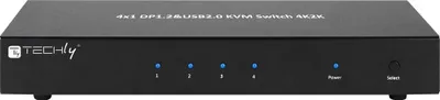 Produktbild von Techly KVM Switch, 4 Port, Display Port 1.2